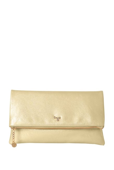 baggit golden clutch