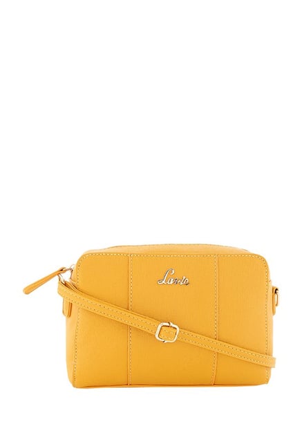 lavie mustard yellow sling bag