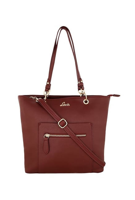 lavie maroon handbag