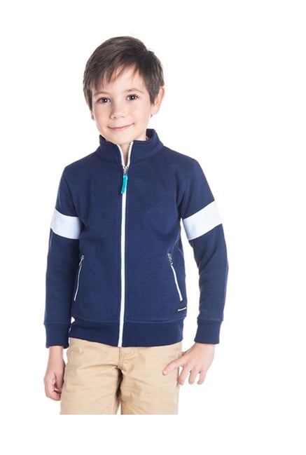 Cherry Crumble By Nitt Hyman Kids Navy Solid Sweatshirt-picture-10