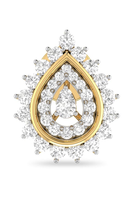 diamond earrings pc jeweller
