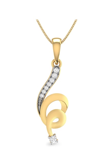 Buy PC Jeweller Devlin 22 kt Gold Pendant Online At Best Price
