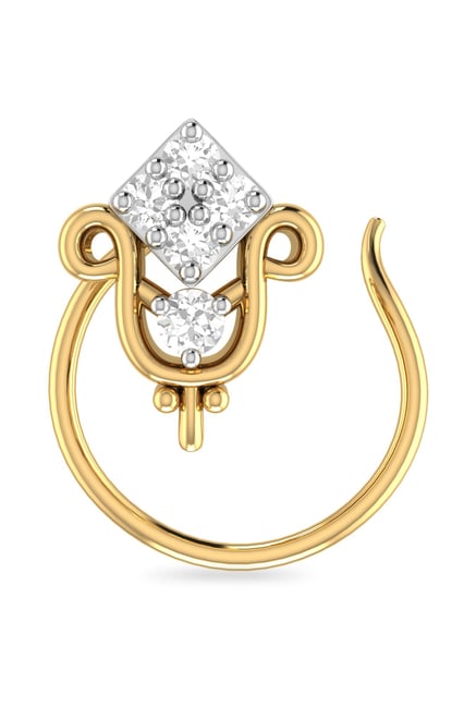 pc jeweller ballinamore 22 kt gold nosepin