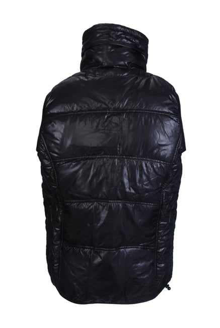Buy Woodland Navy Sleeveless High Neck Jacket for Men Online @ Tata CLiQ