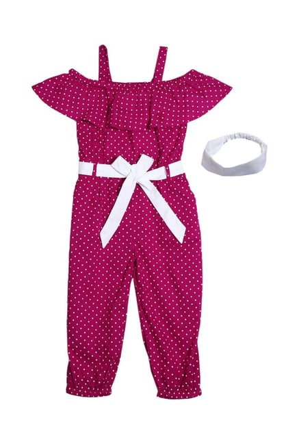 kids pink jumpsuit