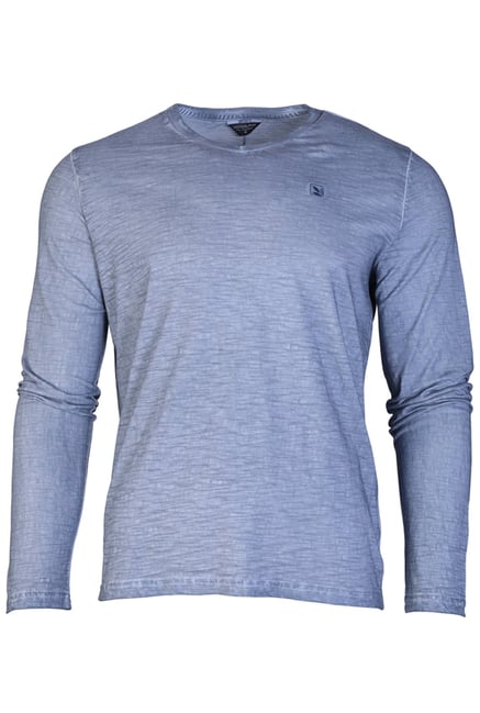 Buy Woodland Blue Full Sleeves T-Shirt 
