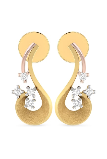 Akruti Diamond Designer Earrings | Fiona Diamonds