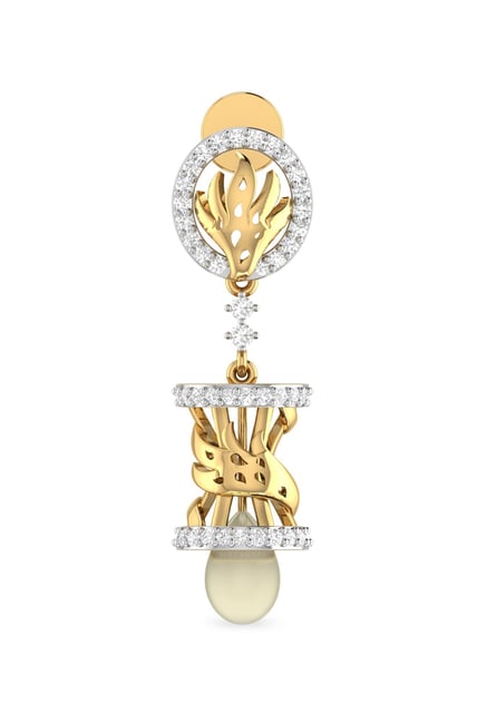gold earrings pc jeweller