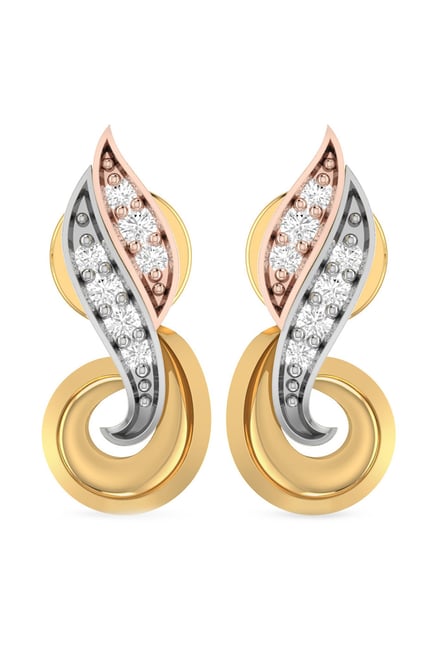 PC Chandra Jewellers Valentine's Day Yellow Gold 14kt Stud Earring Price in  India - Buy PC Chandra Jewellers Valentine's Day Yellow Gold 14kt Stud  Earring online at Flipkart.com