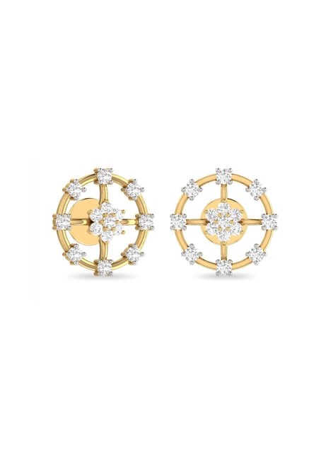 gold earrings pc jeweller