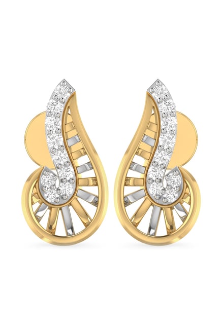 PC Jeweller The Melville 22 KT Yellow Gold Earrings : Amazon.in: Fashion