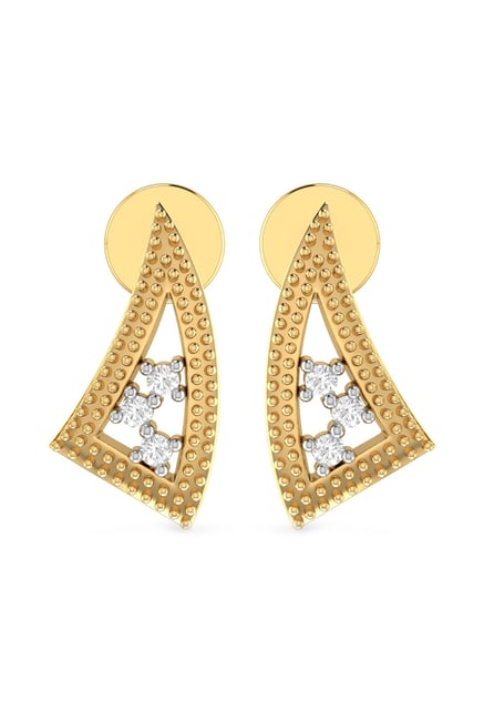 The Navkiran Gold Earrings | PC Jeweller