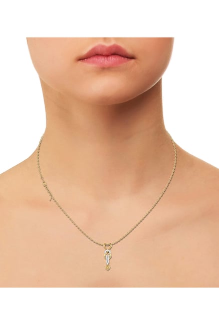 PC Jeweller Tornado of Love 22 kt Gold Pendant with Chain-picture-24