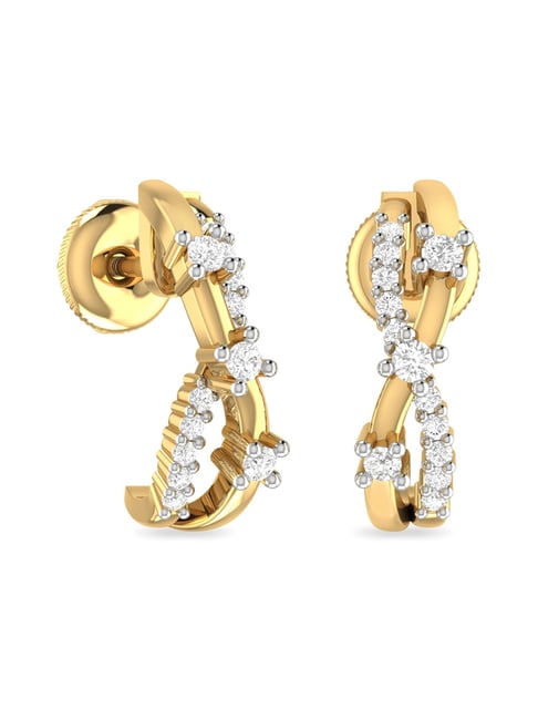 PC Jeweller The Gairbraith 22 KT Yellow Gold Earrings : Amazon.in: Fashion