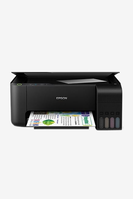 Epson Ecotank L3110 Multi Function Aio Ink Tank Printer Black From Epson At Best Prices On Tata Cliq