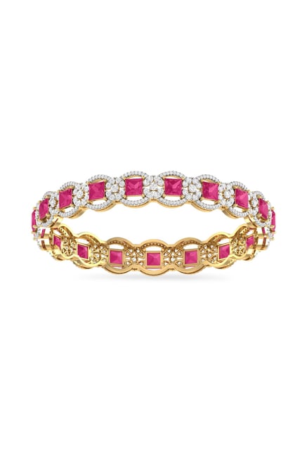 PC Jeweller Treasigh 18 kt Gold & Diamond Bangle