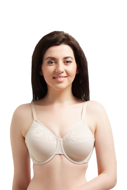 Buy Wacoal Lace Non-Wired Non-Padded Bra, Nude Color Women