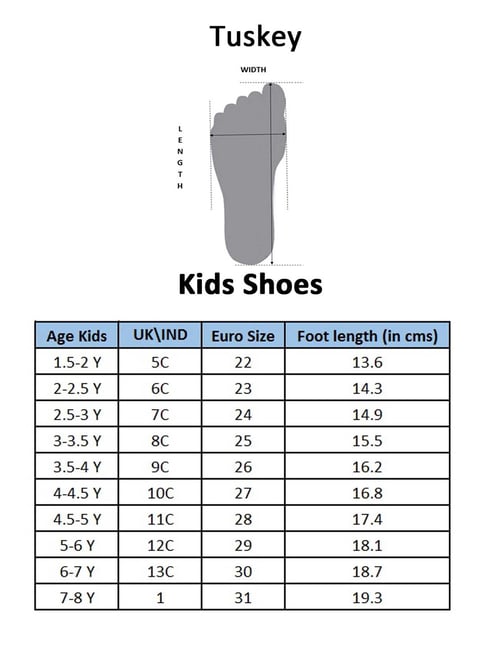 Toddler Shoe Size Chart UK By Age Conversion Guide 55 OFF