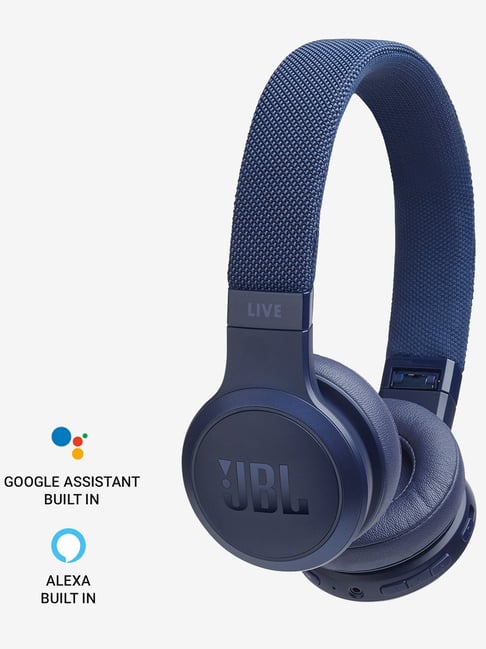 JBL LIVE 400BT On The Ear Bluetooth Headphones with Mic (Blue)