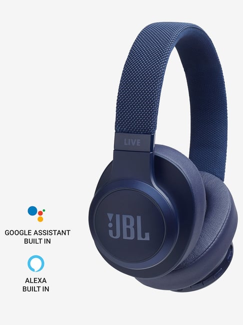 JBL LIVE 500BT Bluetooth Over The Ear Headphone with Mic (Blue)