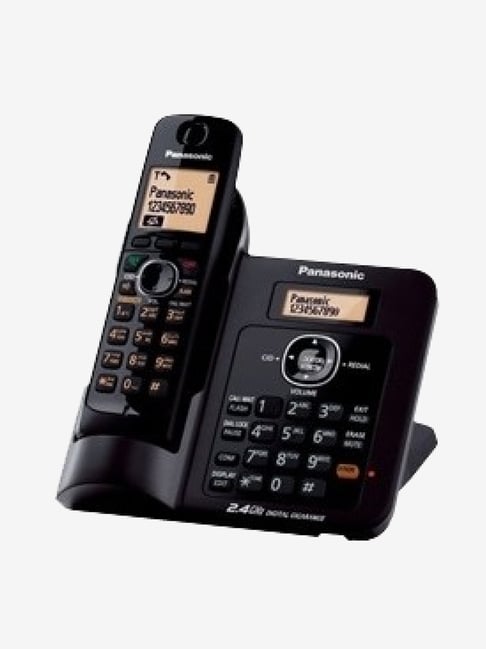 Panasonic KX TG3811 Cordless Landline Phone Black