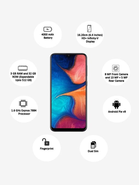 samsung a20 mobile ram