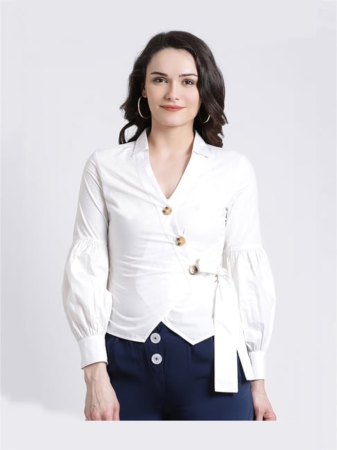 Buy White Shirts for Women by Kazo Online