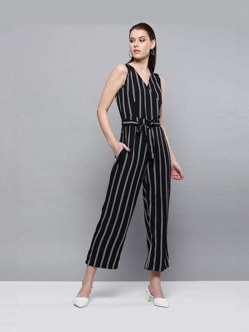 black striped jumpsuit