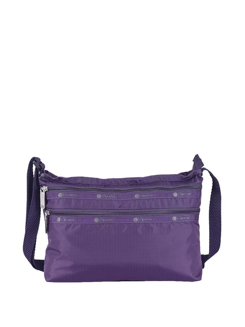 Buy LeSportsac Quinn Blackberry MR Purple Nylon Sling Handbag Online at ...