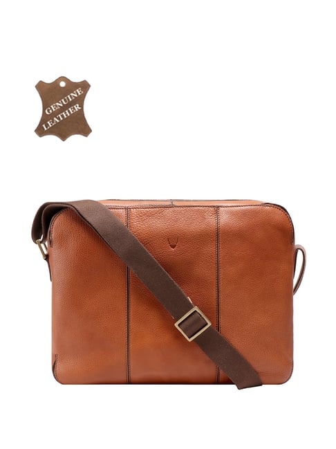 hidesign tan leather bag