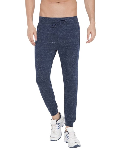 Buy Jockey Blue Mid Rise Joggers - AM02 Online at Best Prices | Tata CLiQ