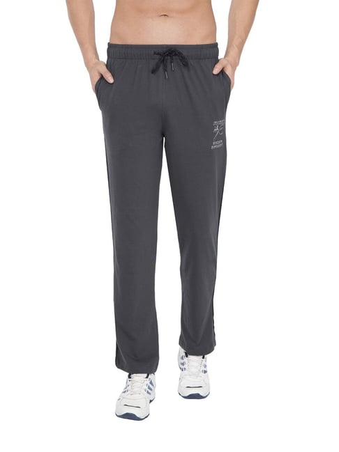Buy Jockey Dark Grey Mid Rise Track Pants - 9508 for Men Online @ Tata CLiQ