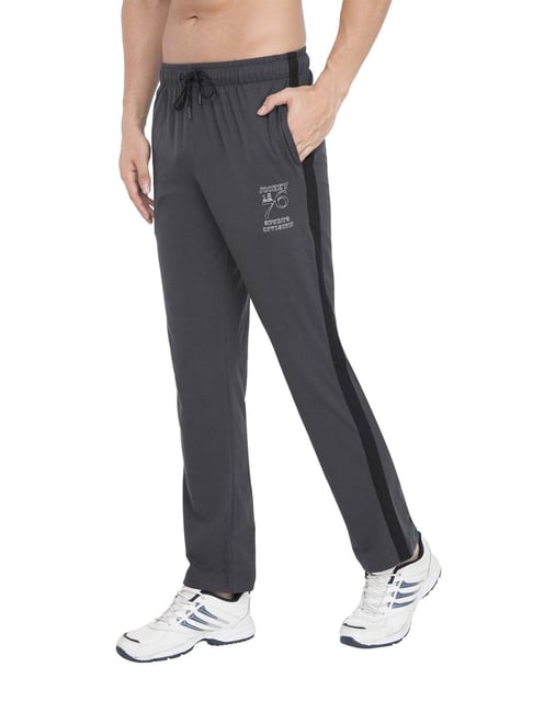 Buy Jockey Dark Grey Mid Rise Track 