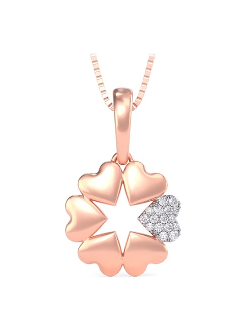 Joyalukkas 18 Kt Gold & Diamond Pendant with Chain-picture-35