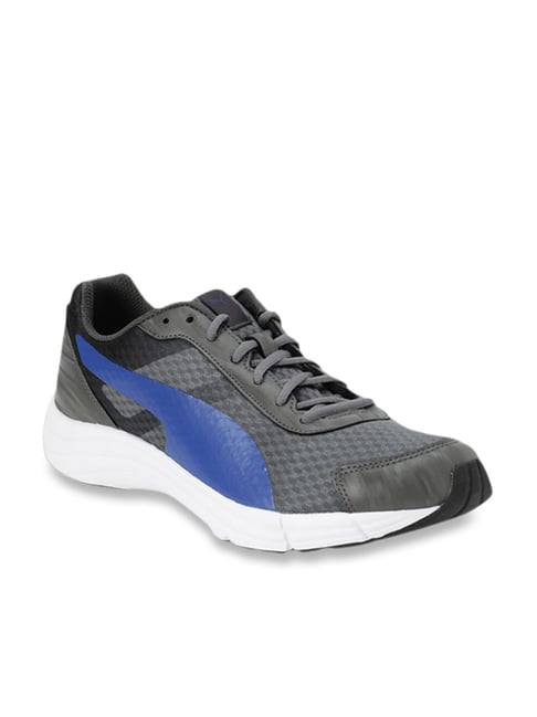 puma charcoal grey running shoes