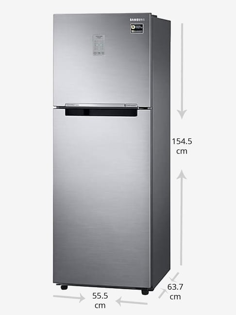 Buy Samsung Rt28r3723s8 253 L Inv 3 Star Double Door Refrigerator
