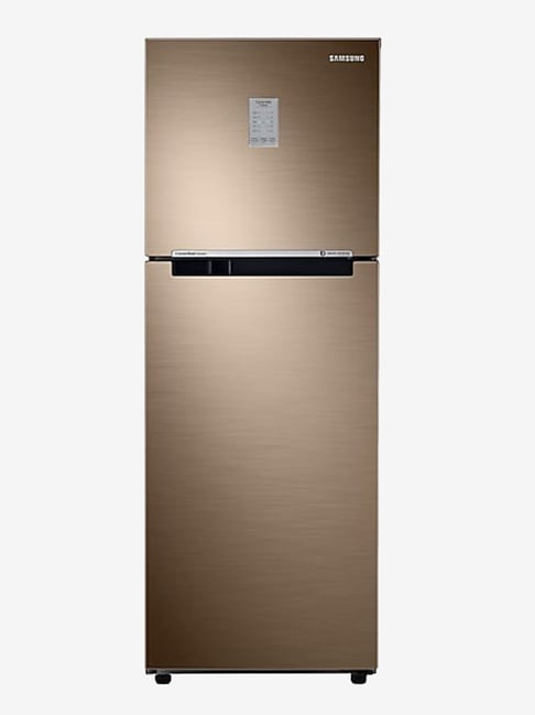 Samsung 253 L Inverter 3 Star Frost Free Double Door Refrigerator Luxe Bronze,RT28R3753DU