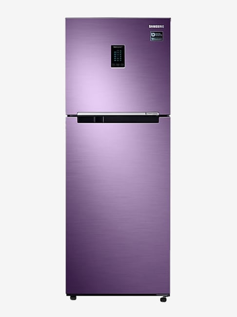Buy Samsung 324l Inverter 3 Star 2019 Double Door Convertible 5 In 1 Refrigerator Purple Rt34r5538ru Online At Best Prices Tata Cliq