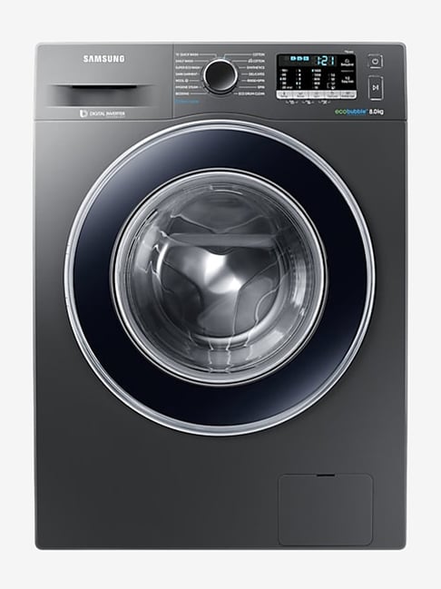 Samsung 8 kg Fully Automatic Front Load with In-built Heater Grey(WW80J54E0BX/TL)