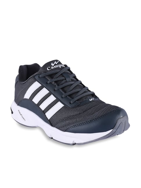 dark gray running shoes