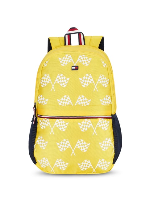 Tommy Hilfiger Arches Yellow Polyester Backpack