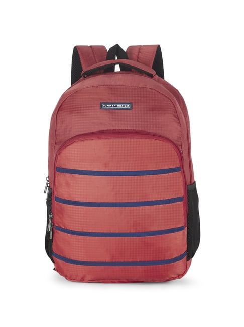 Tommy Hilfiger Colorado Red Polyester Backpack