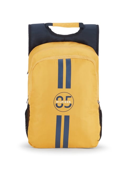 Tommy Hilfiger Martin Yellow Polyester Backpack