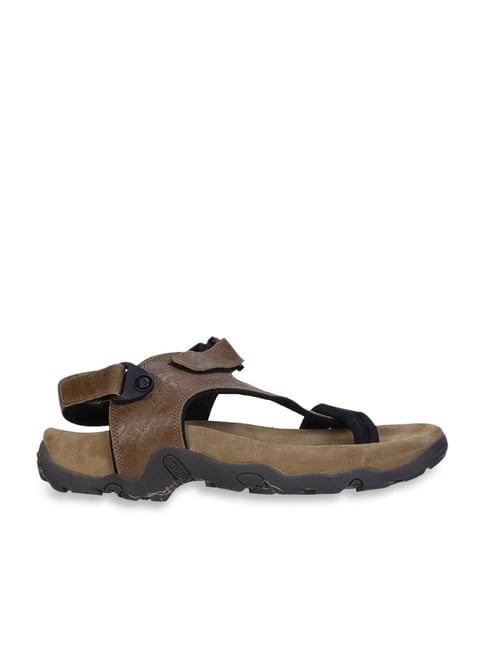 Buy Olive Green Casual Sandals for Men by WOODLAND Online | Ajio.com