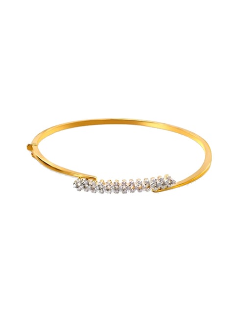 Buy Gold Floral Cuff Bracelets - Joyalukkas