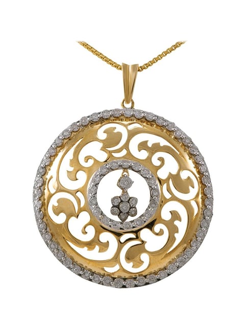 Joyalukkas 18 kt Gold & Diamond Pendant with Chain-picture-22
