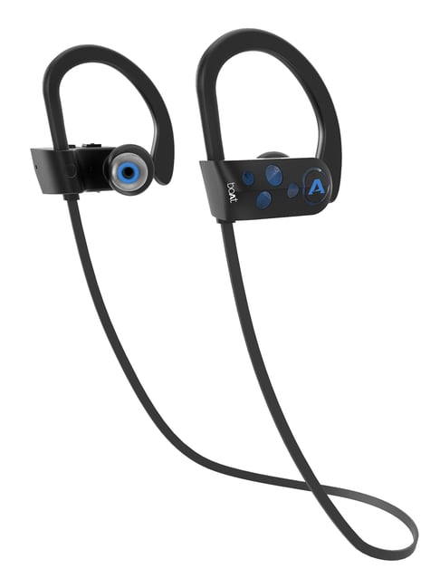 boat rockerz 255 active black in ear wireless headphones