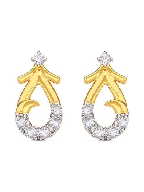 Palatial Diamond 18K Gold Earring