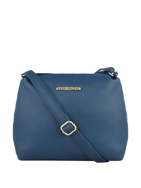 Bagsy Malone Navy Sling Handbag-picture-25