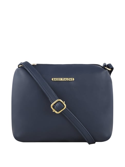 Bagsy Malone Navy Sling Handbag-picture-26